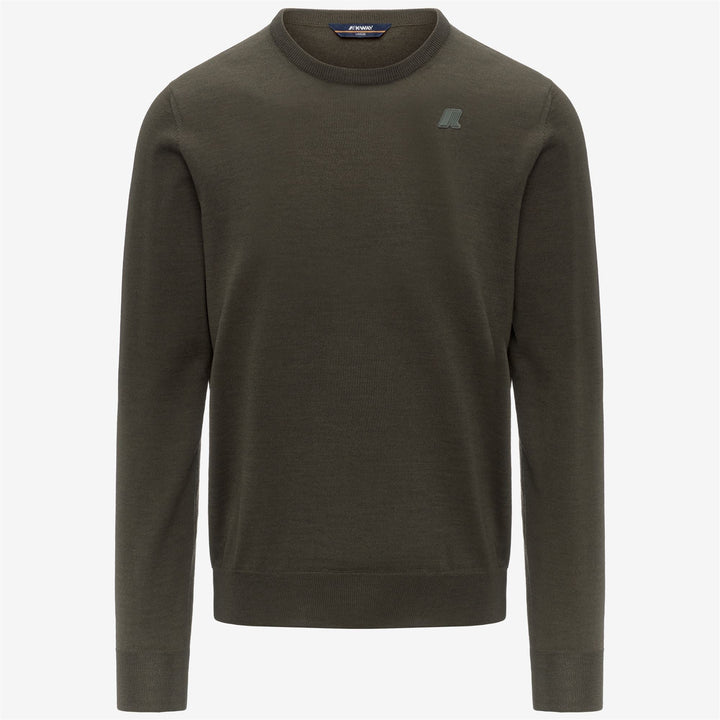 SEBASTIEN MERINO - Knitwear - Pull  Over - MAN - GREEN BLACKISH