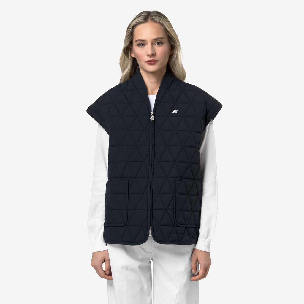 Jackets_WOMAN_SALOIRE DIAMOND QUILTED WARM AF_Short_Blue Depth - Commercial 4