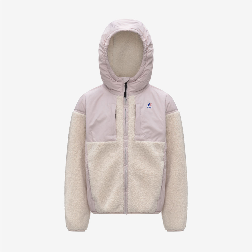Fleece_KID UNISEX_P. SAMSON 4.0 ORSETTO_Hoodie Full Zip_Rose Hushed--Ecru - Photo