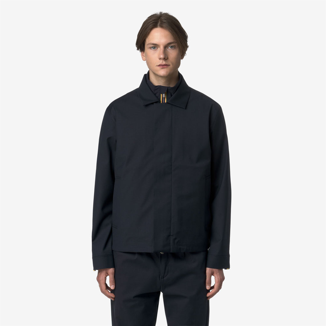 Jackets_MAN_LOUIR 3L WOOL_Short_Blue Depth Combo - Blue Depth - Unico - DressedBack