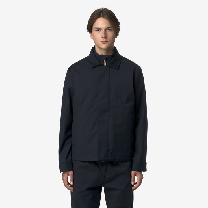 Jackets_MAN_LOUIR 3L WOOL_Short_Blue Depth Combo - Blue Depth - Unico - DressedBack