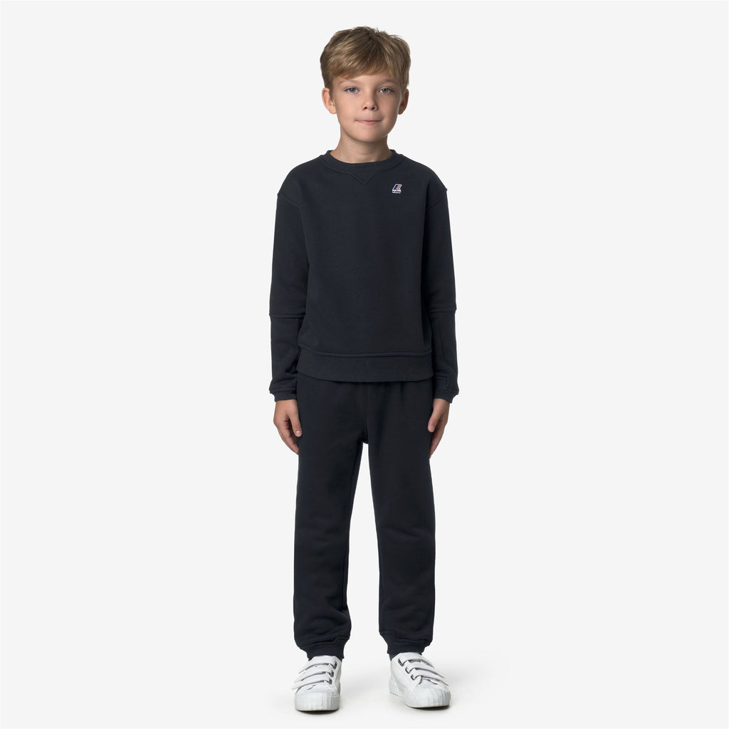 Pants_KID UNISEX_P. PHILBERT BRUSHED PC_Sport Trousers_Blue Depth - Commercial 3