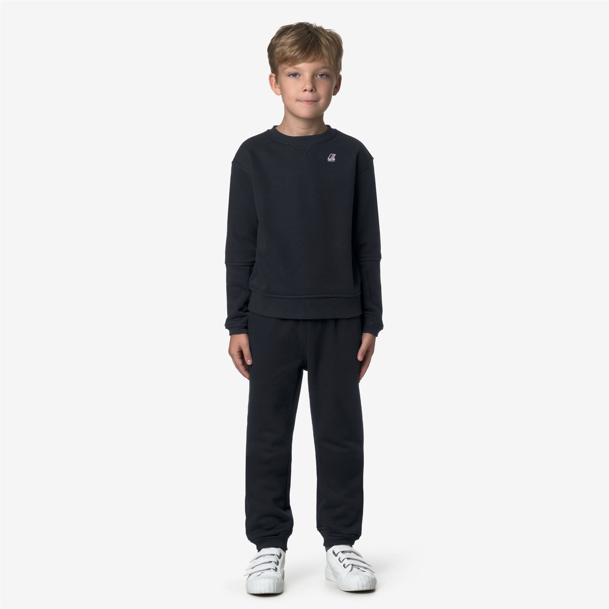 Pants_KID UNISEX_P. PHILBERT BRUSHED PC_Sport Trousers_Blue Depth - Commercial 3