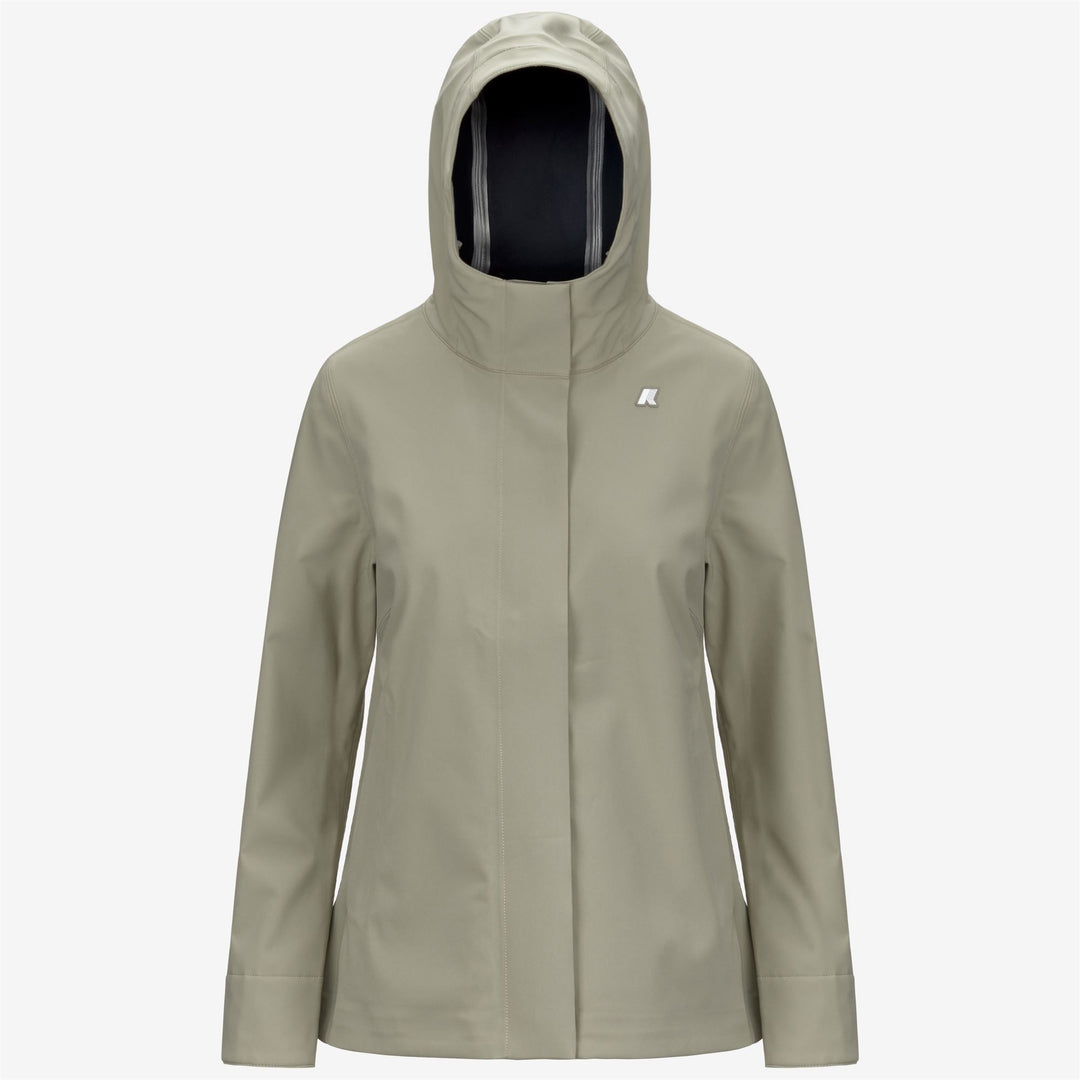 MADALINA BONDED - Jackets - Mid - WOMAN - Green Oak-Blue Depth