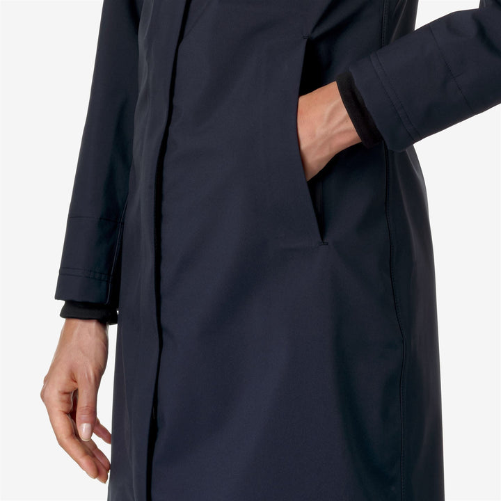 STEPHY BONDED - Jackets - 3/4 LENGTH - WOMAN - Blue Depth-Blue Depth