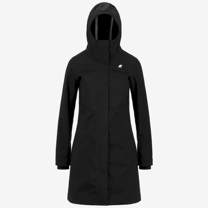 STEPHY BONDED - Jackets - 3/4 LENGTH - WOMAN - Black-Blue Depth