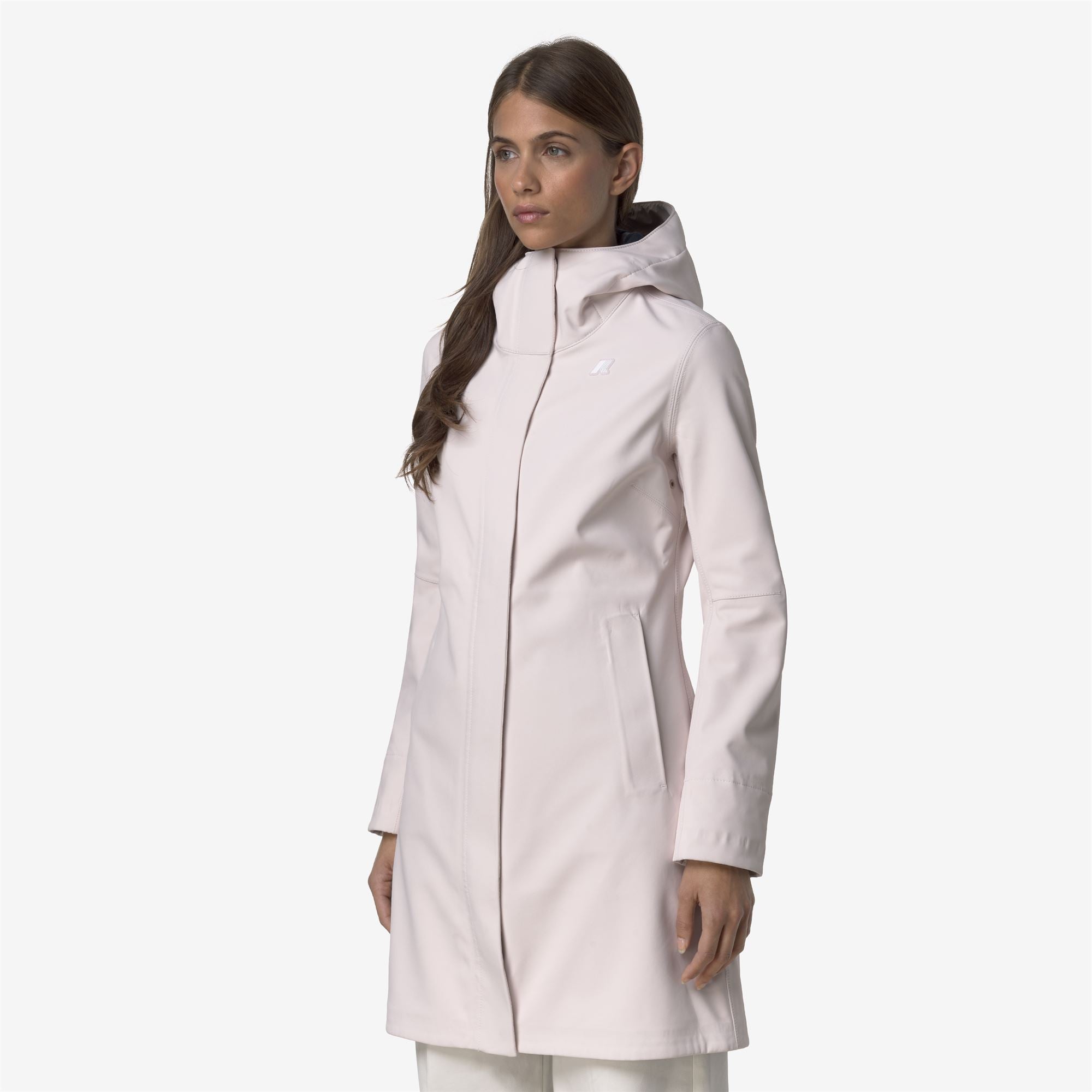 Jackets_WOMAN_STEPHY BONDED_3/4 Length_Rose Hushed - Blue Depth - Commercial 5