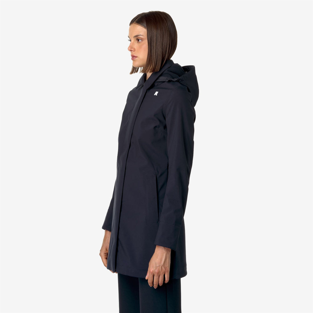 MATHY BONDED - Jackets - 3/4 LENGTH - WOMAN - Blue Depth-Blue Depth