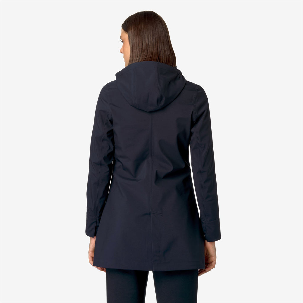 Jackets_WOMAN_MATHY BONDED_3/4 Length_Blue Depth-Blue Depth - Blue Depth - Commercial 6