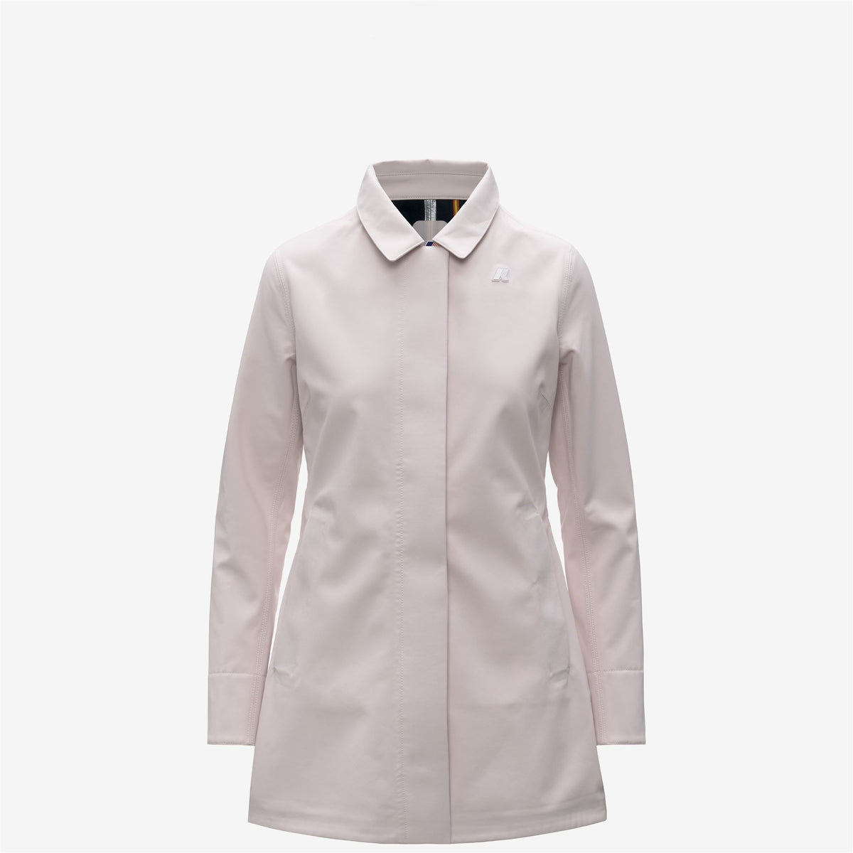 Jackets_WOMAN_MATHY BONDED_3/4 Length_Rose Hushed - Blue Depth - Commercial 2