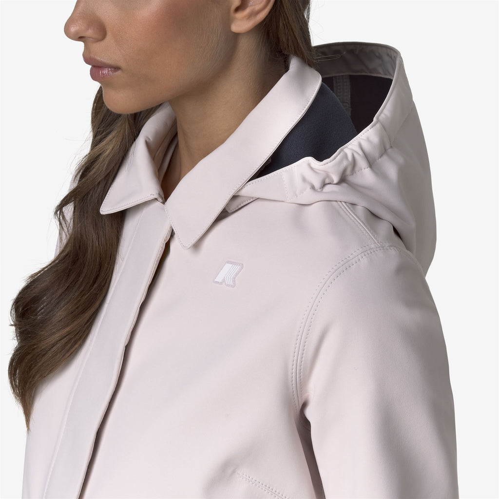 Jackets_WOMAN_MATHY BONDED_3/4 Length_Rose Hushed - Blue Depth - Commercial 7