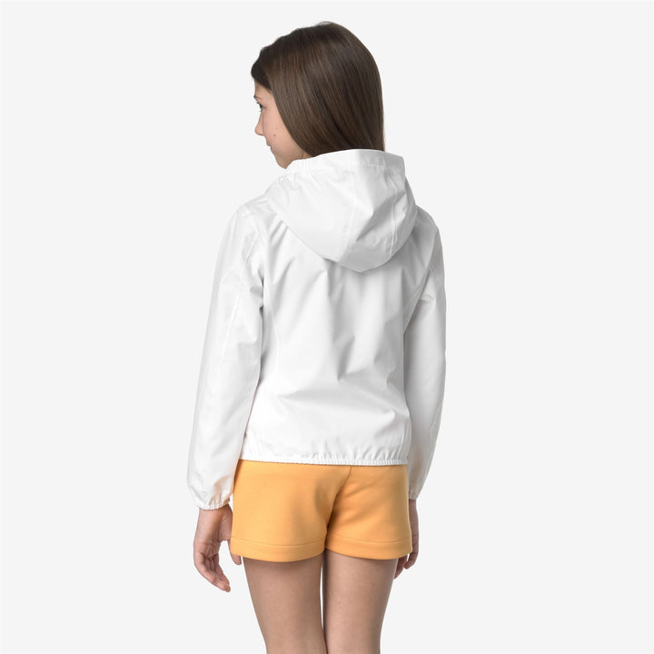 P. LILY STRETCH POLY JERSEY - Jackets - Short - GIRL - WHITE