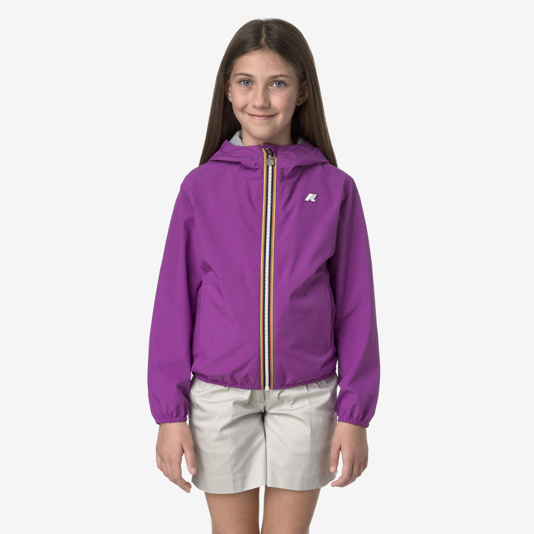 P. LILY STRETCH POLY JERSEY - Jackets - Short - GIRL - VIOLET