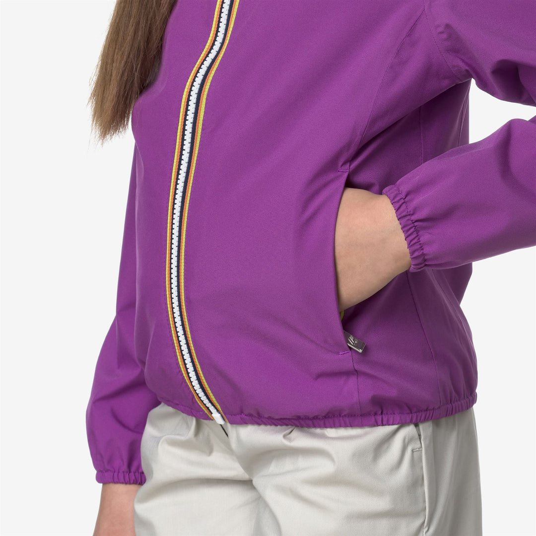 P. LILY STRETCH POLY JERSEY - Jackets - Short - GIRL - VIOLET