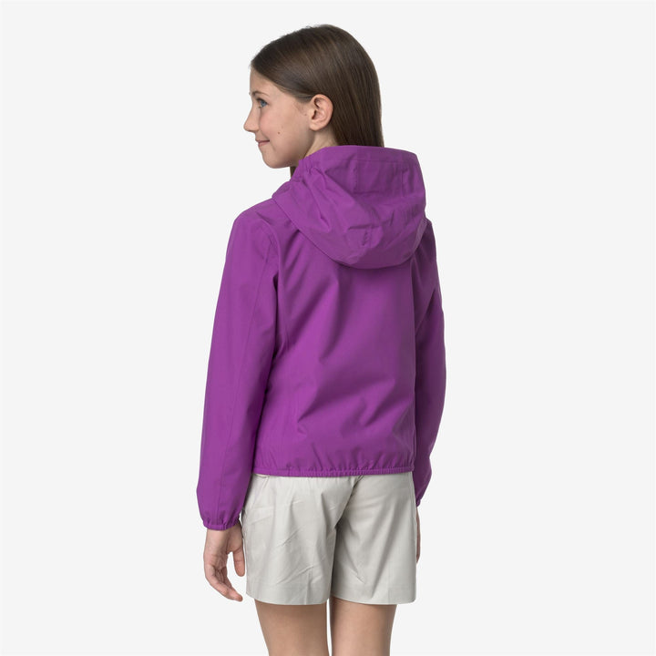 P. LILY STRETCH POLY JERSEY - Jackets - Short - GIRL - VIOLET