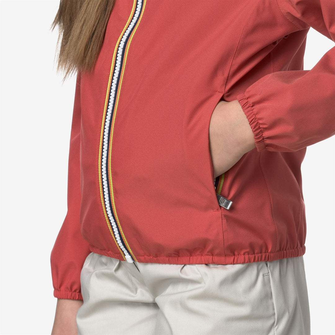 P. LILY STRETCH POLY JERSEY - Jackets - Short - GIRL - RED JASPER