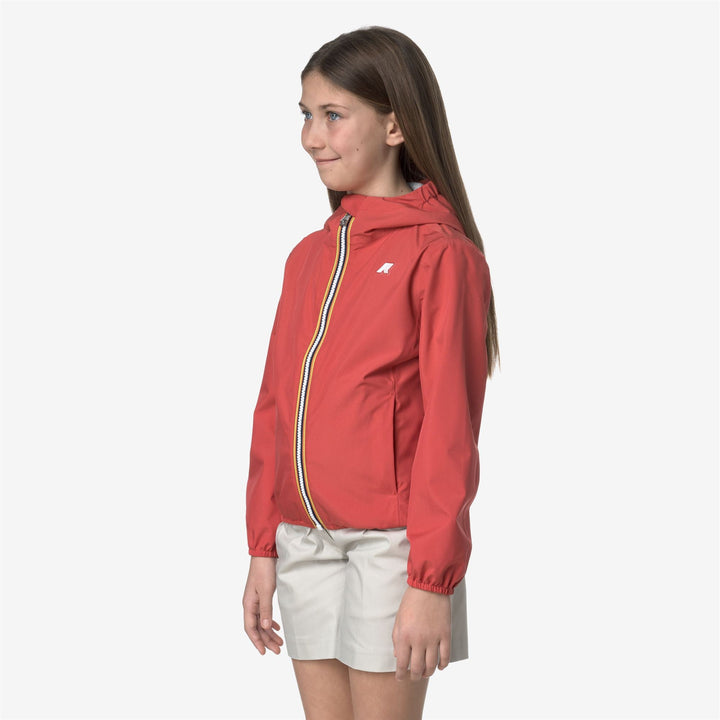 P. LILY STRETCH POLY JERSEY - Jackets - Short - GIRL - RED JASPER