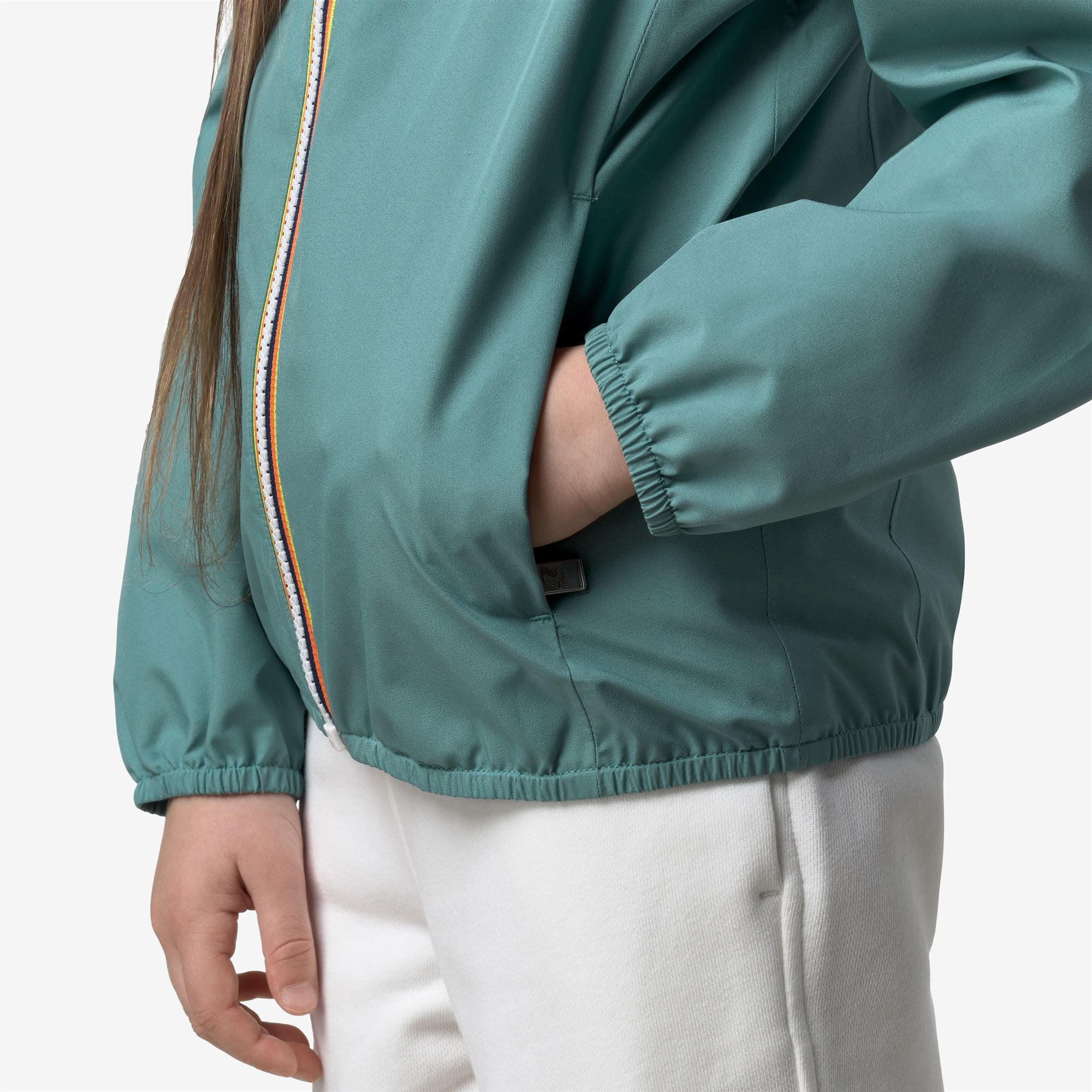 Jackets_Girl_P. LILY STRETCH POLY JERSEY_Short_Green Mine - Commercial 7