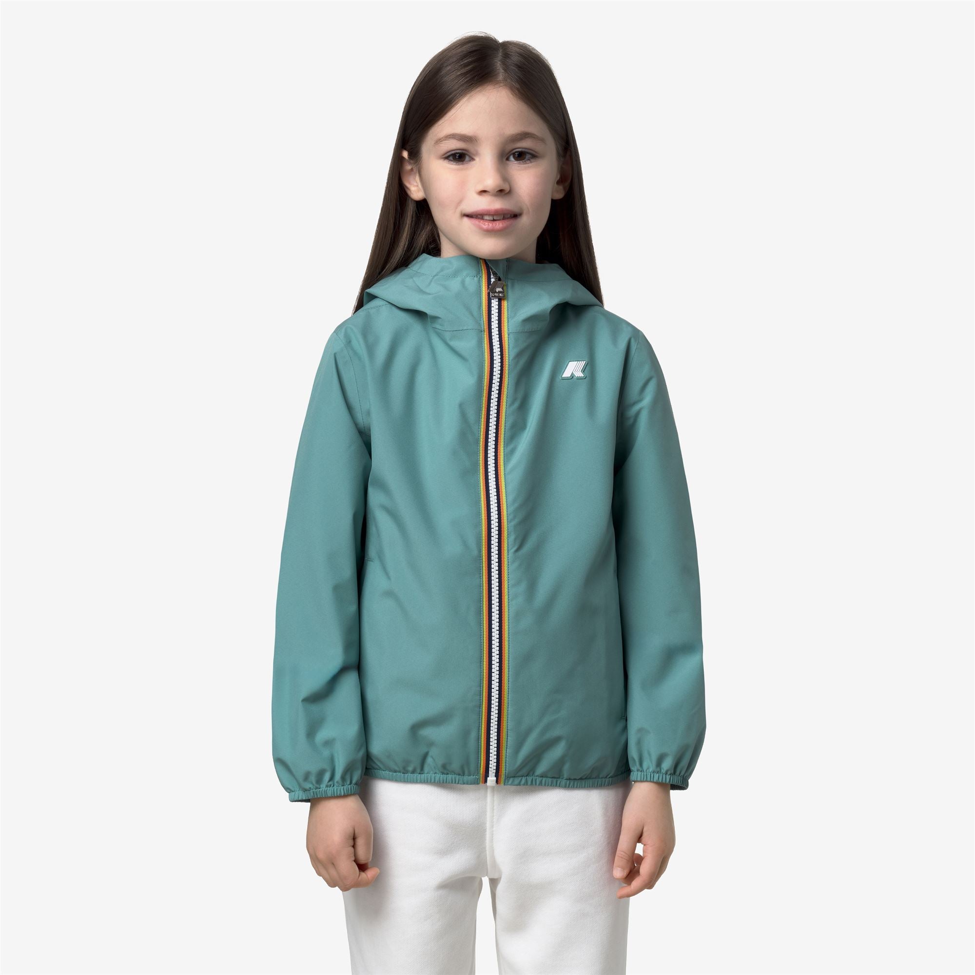 Jackets_Girl_P. LILY STRETCH POLY JERSEY_Short_Green Mine - Commercial 4