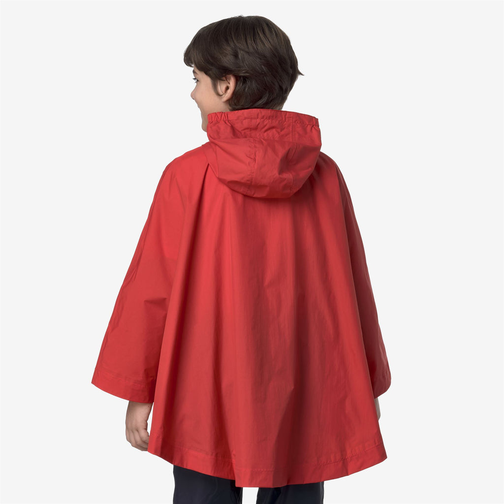 Jackets_KID UNISEX_P. LE VRAI 4.0 MORGAN_Poncho_Red - Commercial 6