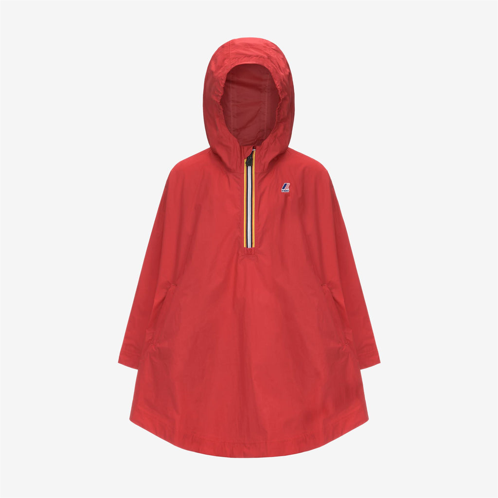 Jackets_KID UNISEX_P. LE VRAI 4.0 MORGAN_Poncho_Red - Commercial 1