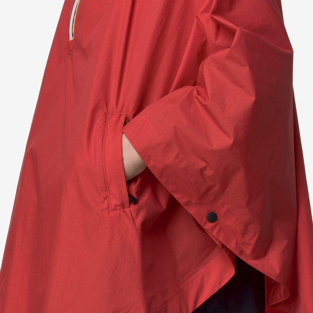 Jackets_KID UNISEX_P. LE VRAI 4.0 MORGAN_Poncho_Red - DetailDouble