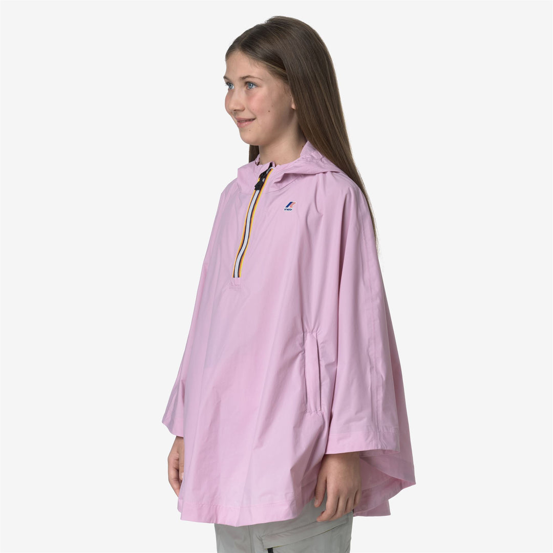 Jackets_KID UNISEX_P. LE VRAI 4.0 MORGAN_Poncho_Pink Lavender - Detail
