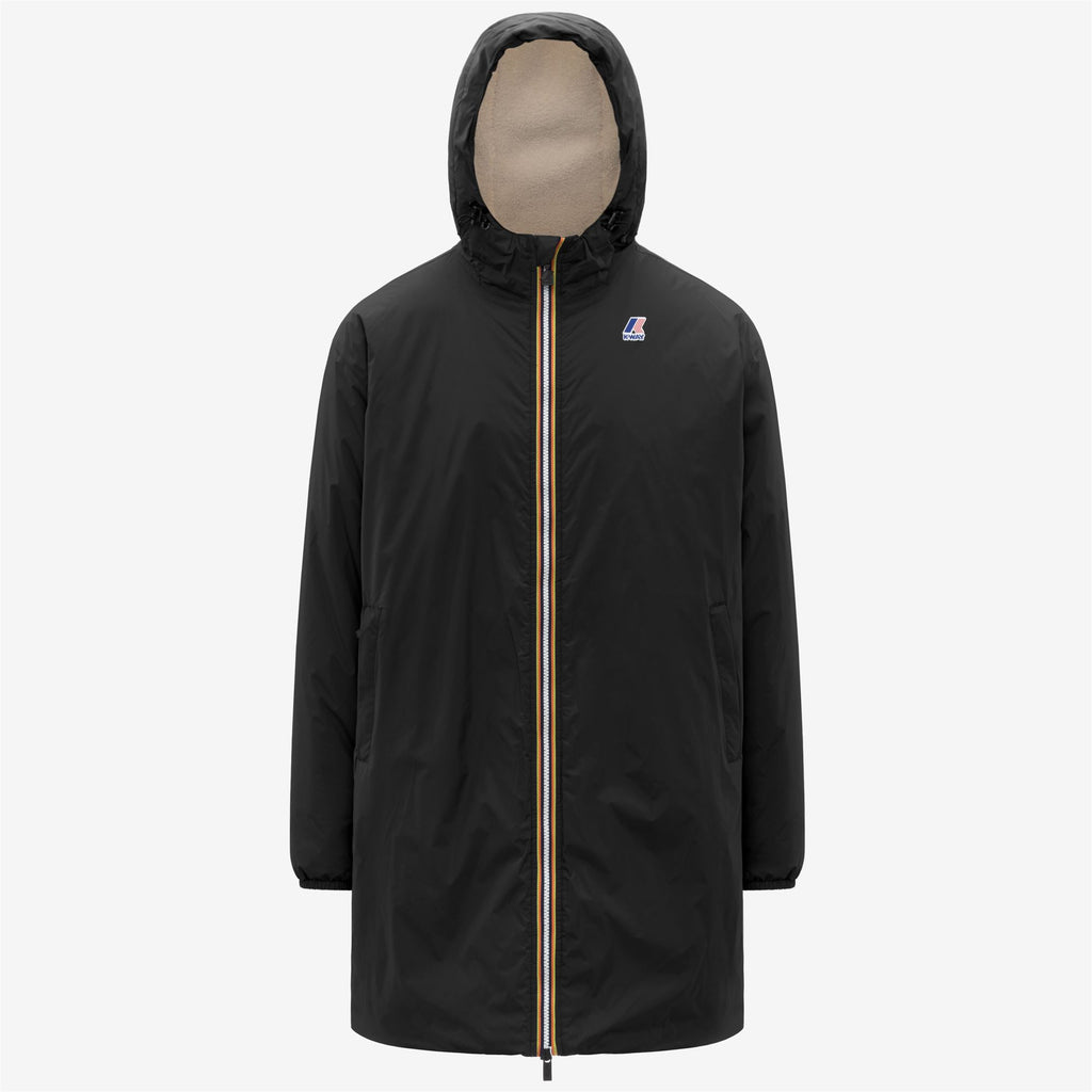 Jackets_UNISEX_LE VRAI 4.0 EIFFEL EAST ORSETTO_3/4 Length_Black Pure - Commercial 1