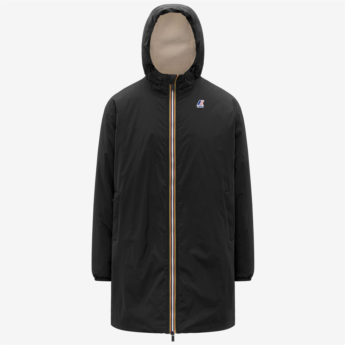 Jackets_UNISEX_LE VRAI 4.0 EIFFEL EAST ORSETTO_3/4 Length_Black Pure - Commercial 7