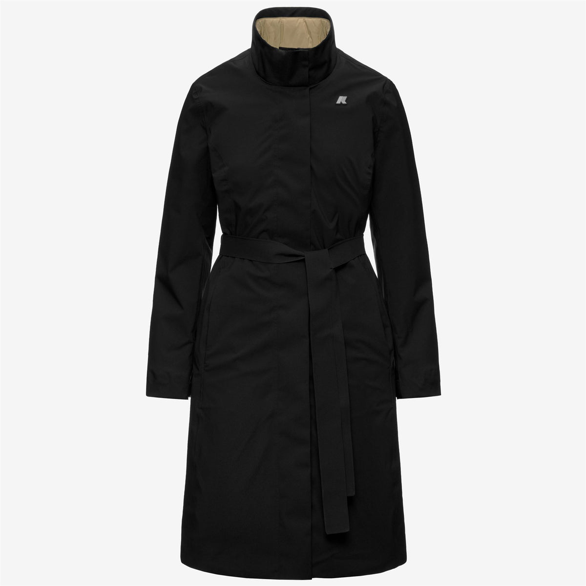 Jackets_Woman_MIRANDA 3IN1_Long_Black Pure - Beige Khaki - Commercial 1