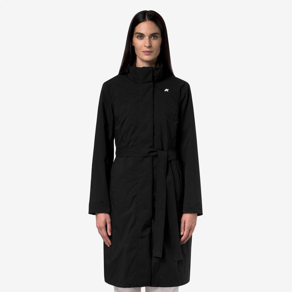 Jackets_Woman_MIRANDA 3IN1_Long_Black Pure - Beige Khaki - Commercial 4