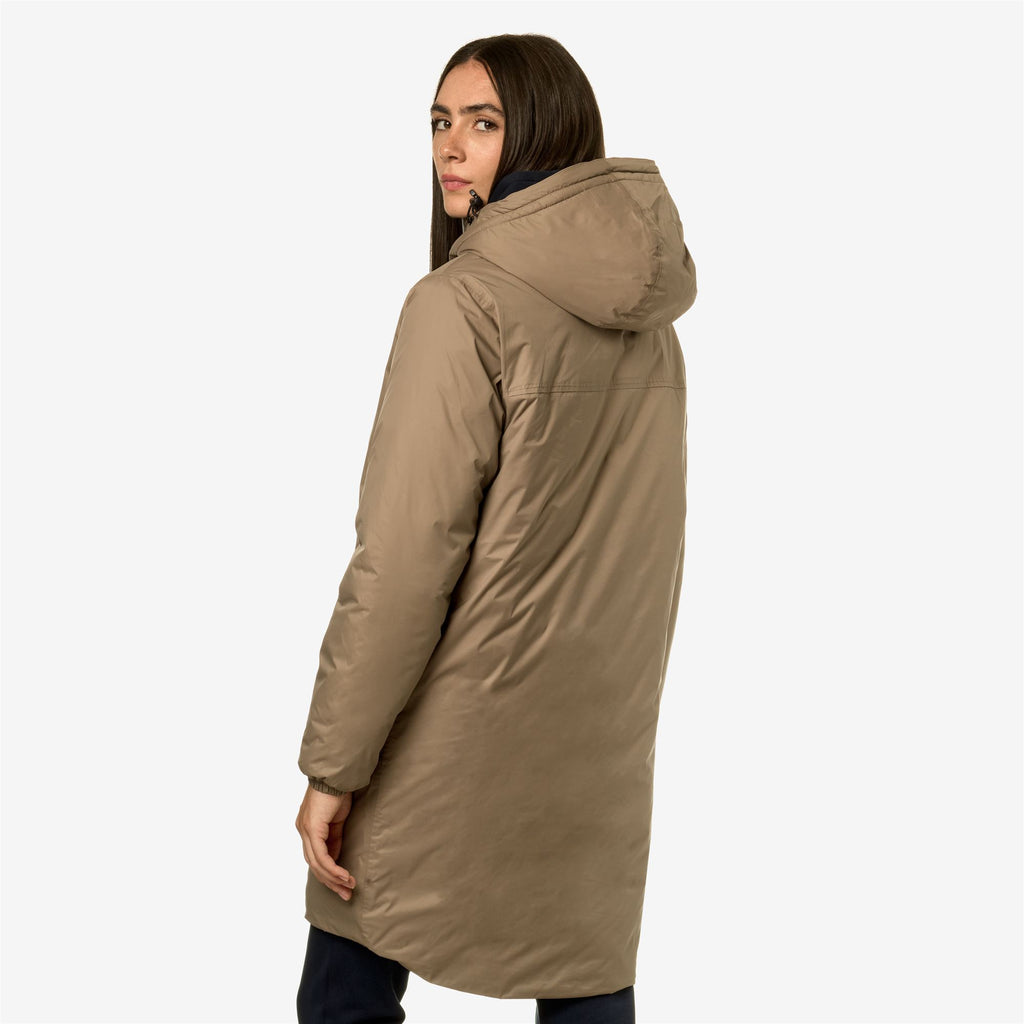 Jackets_UNISEX_Le Vrai 3.0 Eiffel Orsetto_3/4 Length_Beige Taupe - Commercial 6