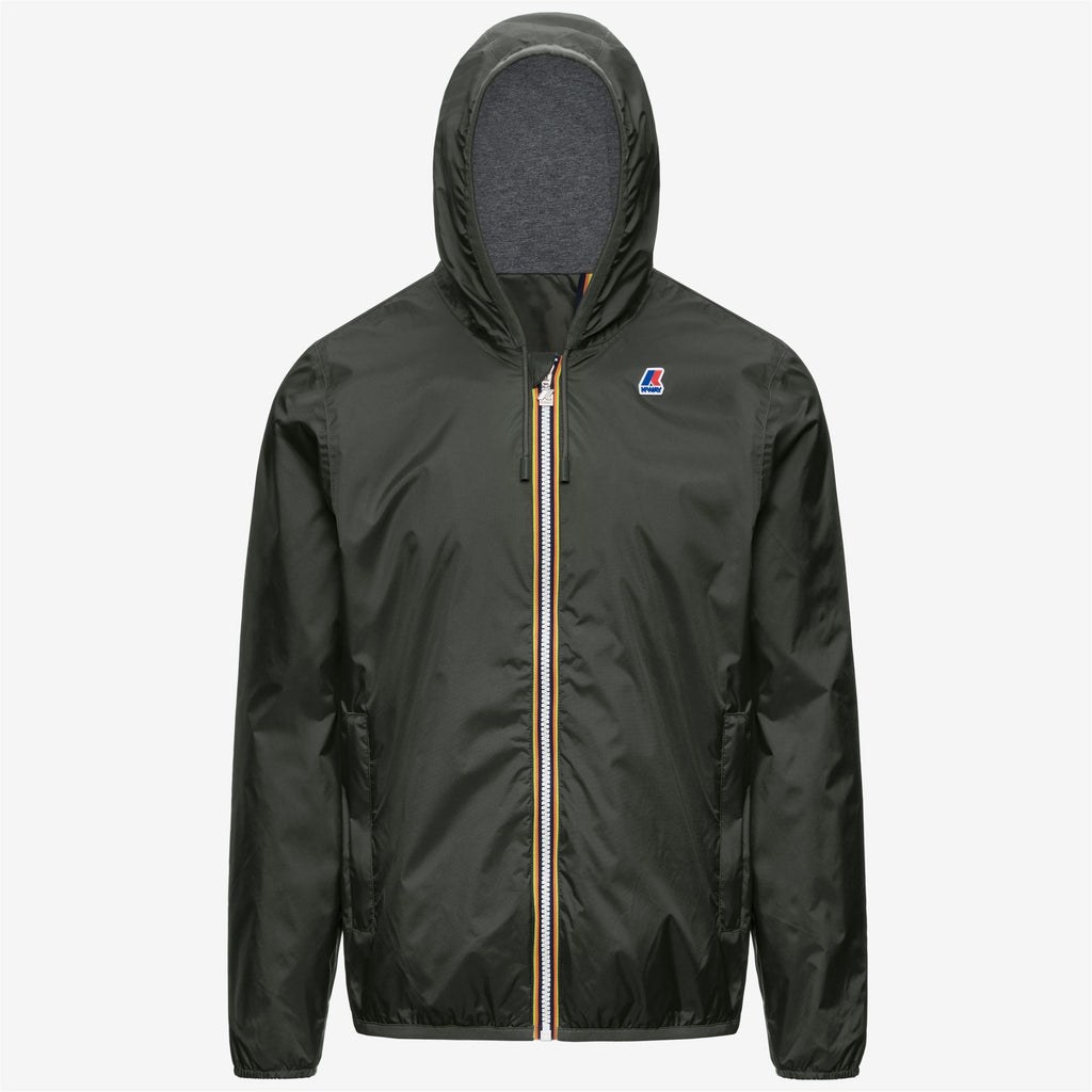 Jackets_MAN_JACQUES NYLON JERSEY_Short_GREEN BLACKISH - Commercial 1