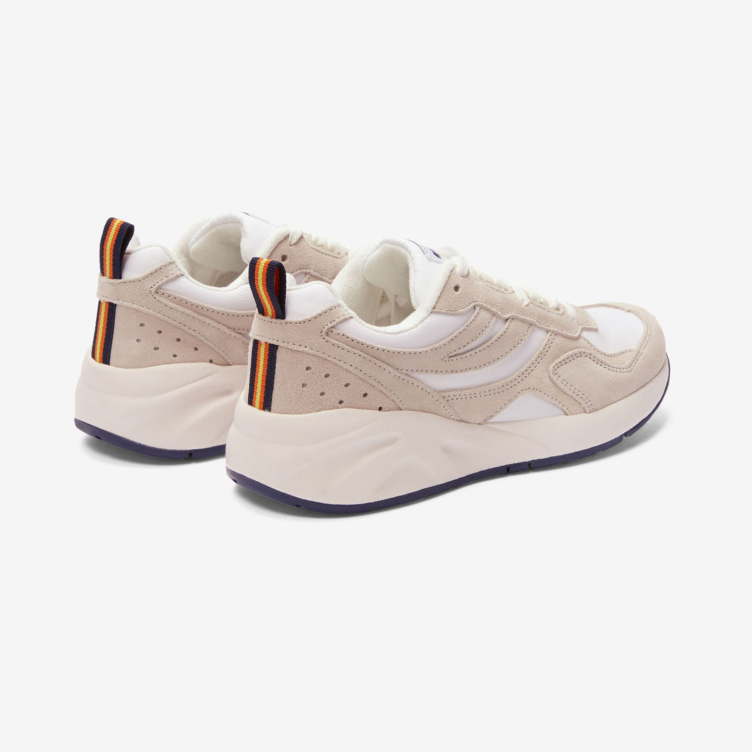 Sport Shoes_UNISEX_TRAINING 3.0 LACES_Low Cut_White - Blu Navy - DressedSide