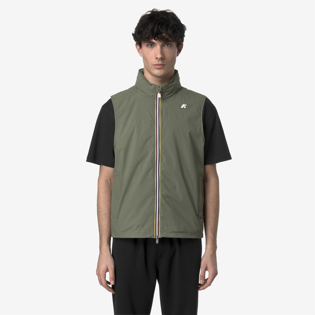 Jackets_MAN_VALEN STRETCH NYLON JERSEY_Vest_Green Lichen - Commercial 4