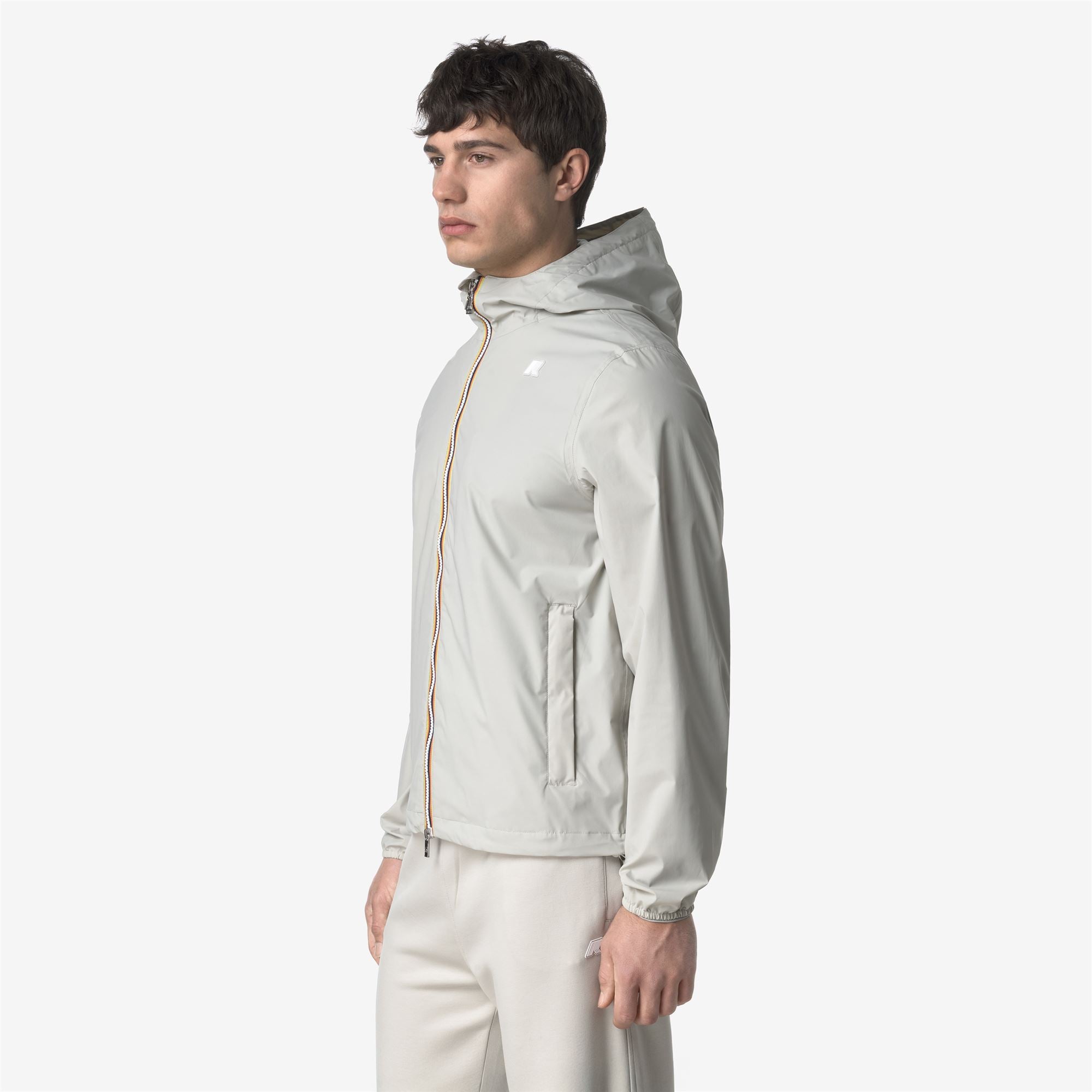 Jackets_MAN_JACK  STRETCH NYLON JERSEY_Short_BEIGE LT - Commercial 5