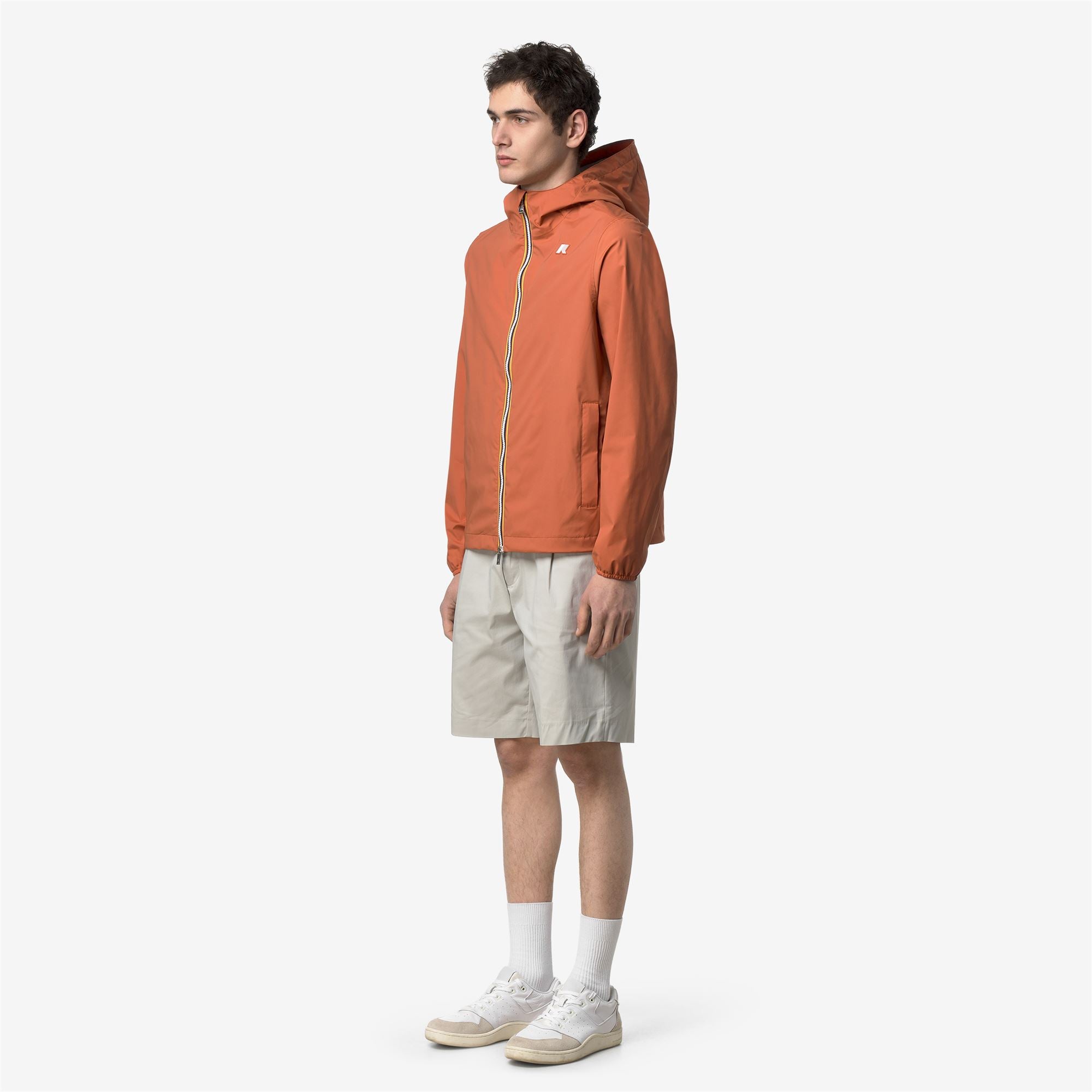 Jackets_Man_JACK  STRETCH NYLON JERSEY_Short_Orange Brownish - Commercial 5