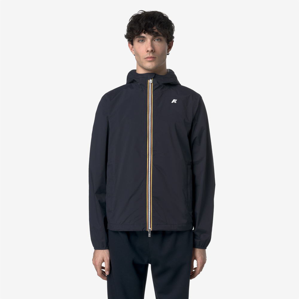 Jackets_MAN_JACK  STRETCH NYLON JERSEY_Short_Blue Depth - DressedBack