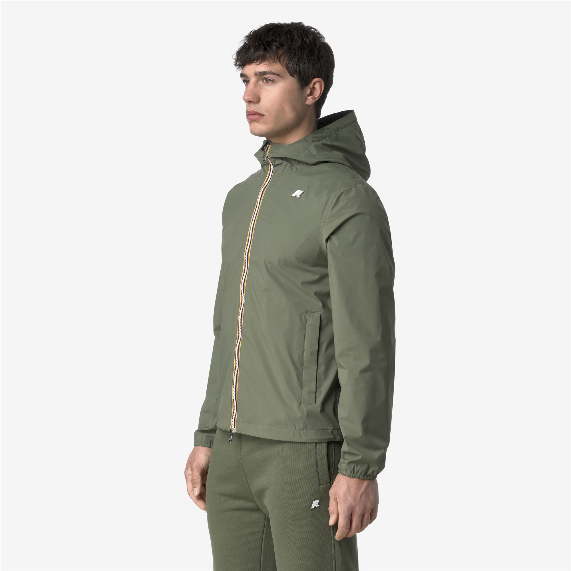JACK STRETCH NYLON JERSEY - Jackets - Short - Man - Green Lichen