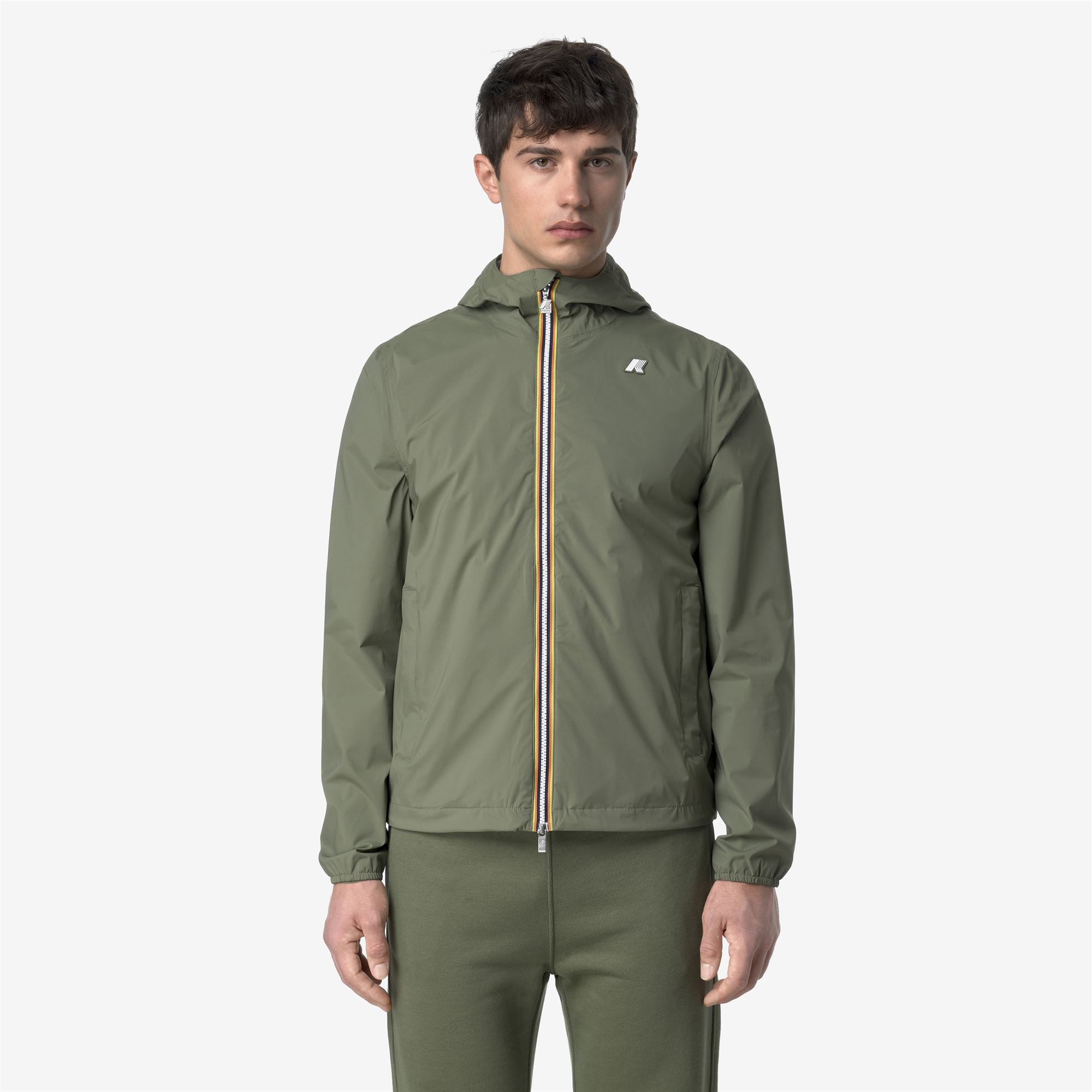JACK STRETCH NYLON JERSEY - Jackets - Short - Man - Green Lichen