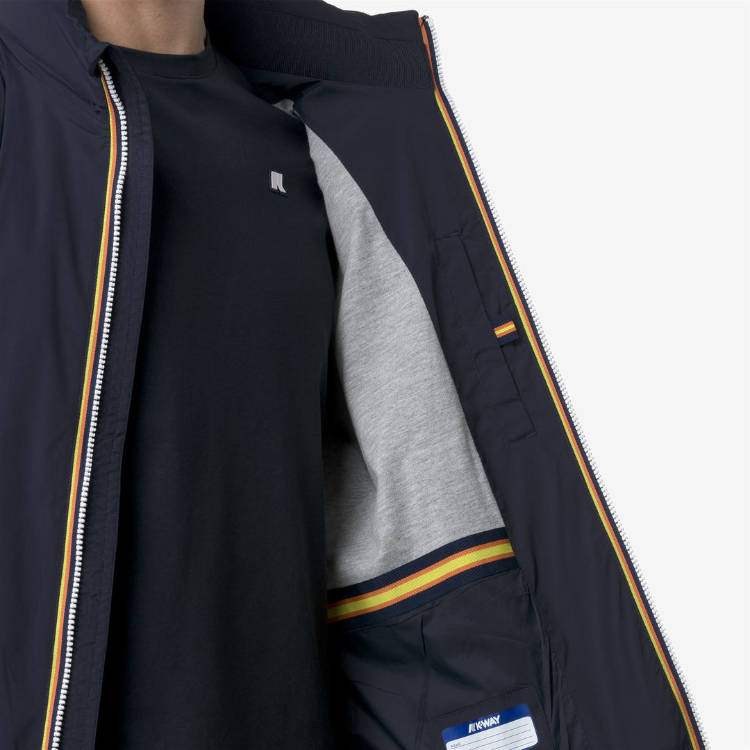 AMAURY  STRETCH NYLON JERSEY - Jackets - Short - MAN - BLUE DEPTH