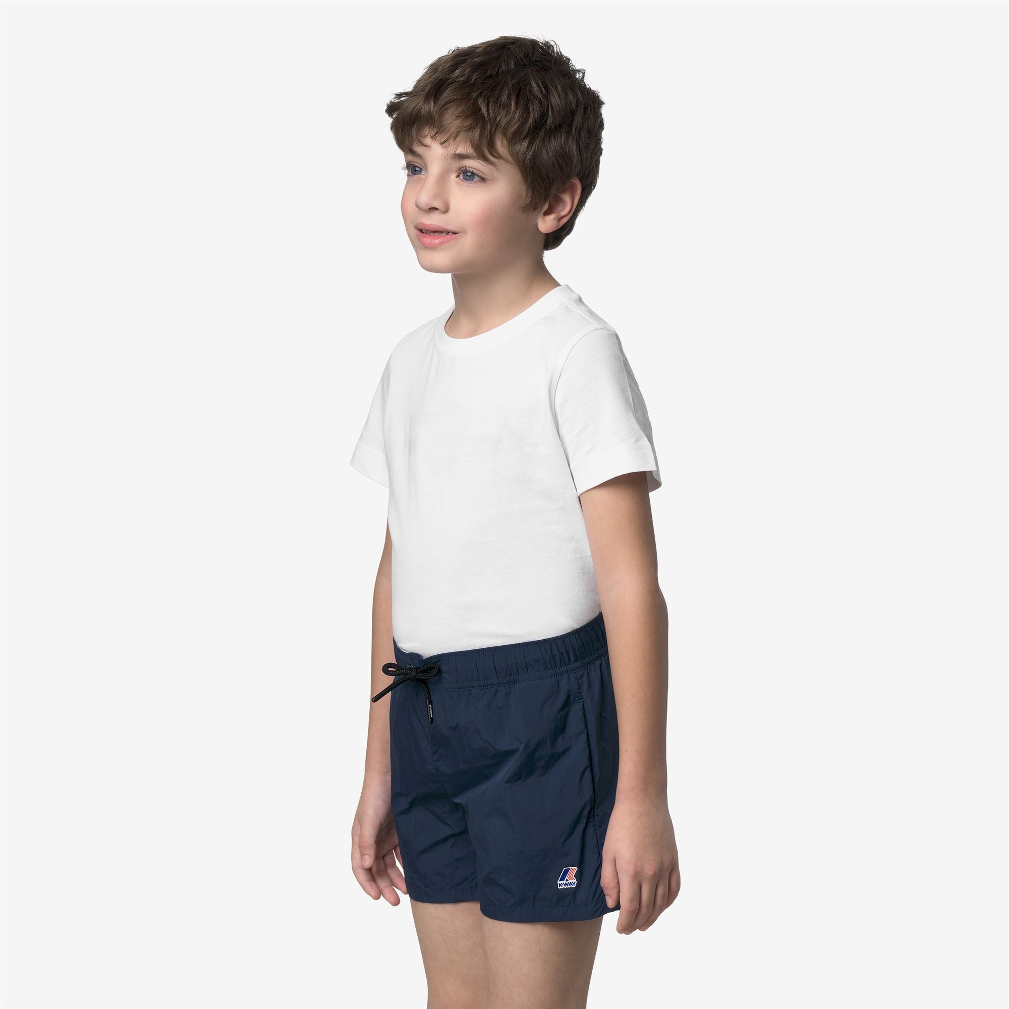 Bathing Suits_BOY_P. LE VRAI OLIVIER_Swimming Trunks_Blue Insignia - Commercial 5