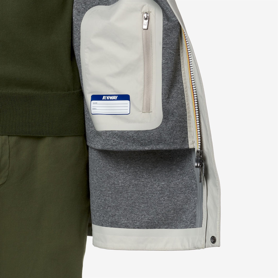 BENNY BONDED JERSEY - Jackets - 3/4 LENGTH - MAN - BEIGE LT