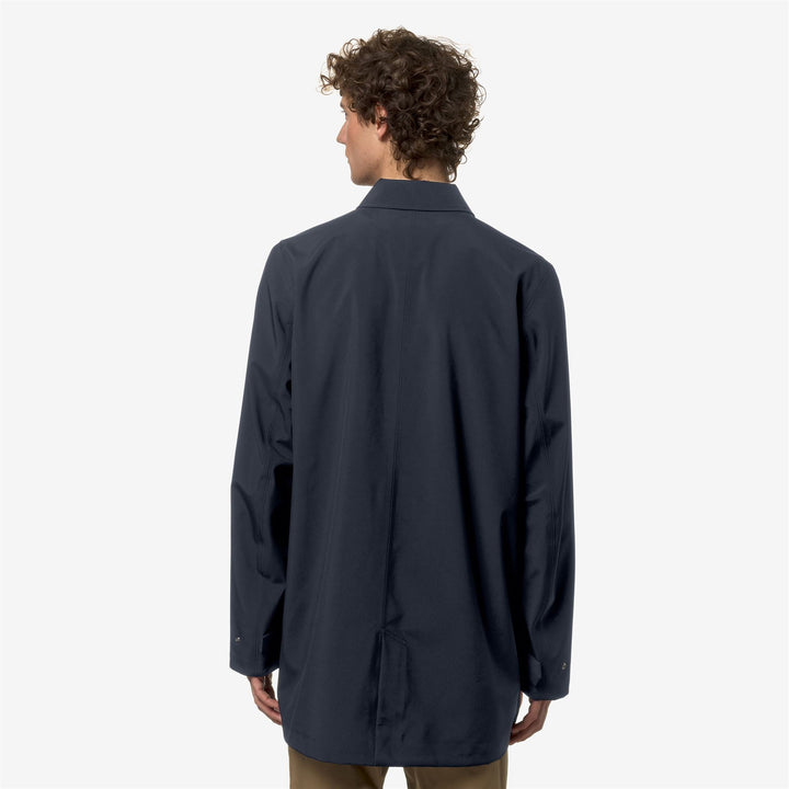 BENNY BONDED JERSEY - Jackets - 3/4 LENGTH - MAN - BLUE DEPTH