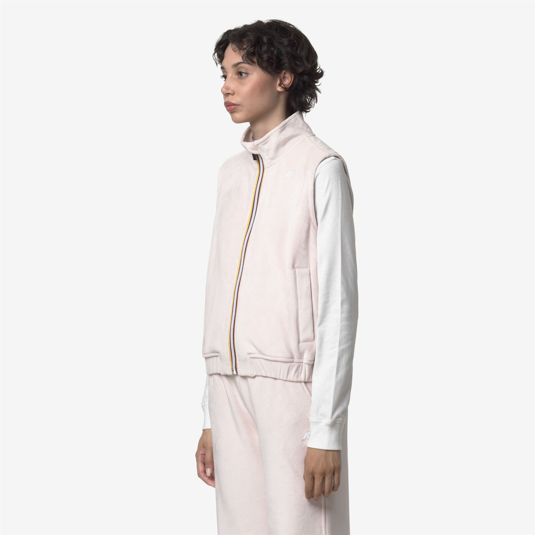VIVIELME VELOUR POLAR - Fleece - Vest - WOMAN - Rose Hushed-Rose Hushed