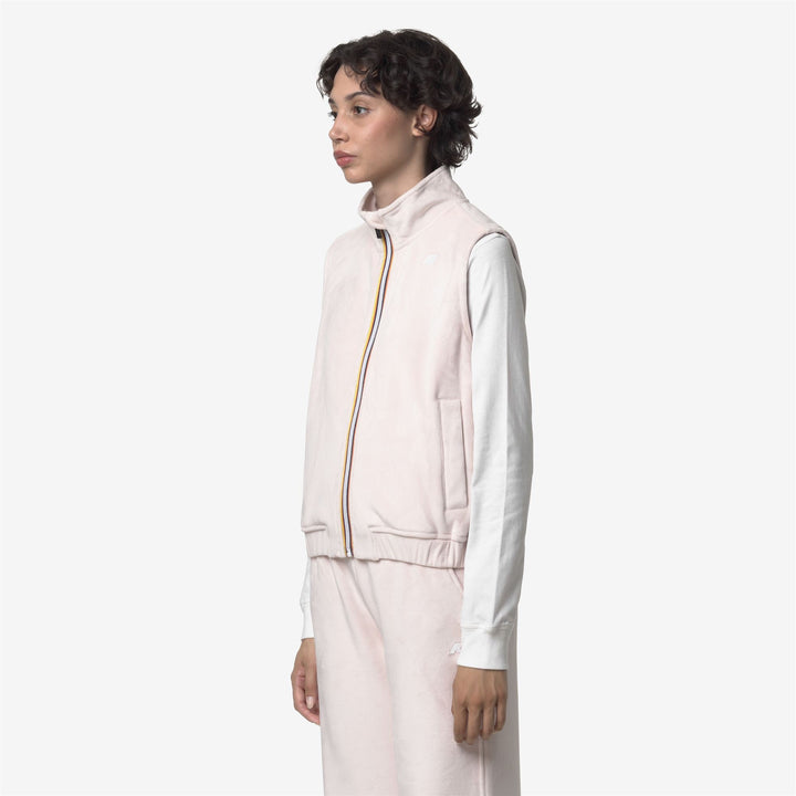 VIVIELME VELOUR POLAR - Fleece - Vest - WOMAN - Rose Hushed-Rose Hushed