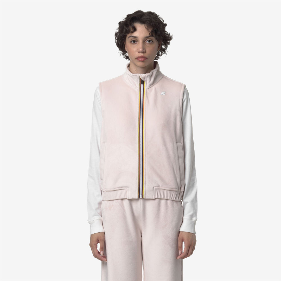 VIVIELME VELOUR POLAR - Fleece - Vest - WOMAN - Rose Hushed-Rose Hushed