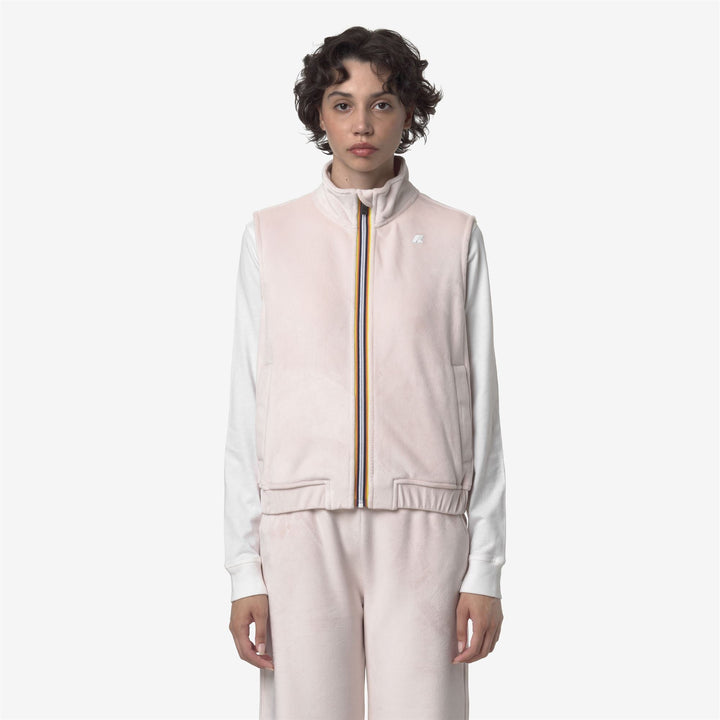 VIVIELME VELOUR POLAR - Fleece - Vest - WOMAN - Rose Hushed-Rose Hushed
