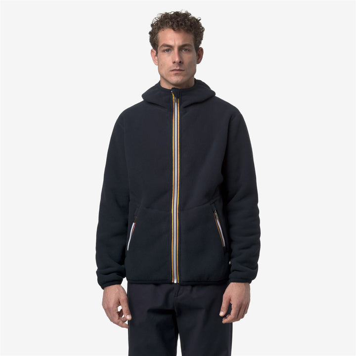 Fleece_MAN_JACK SHERPA POLAR DOUBLE_Jacket_Blue Depth-Blue Depth - DetailDouble