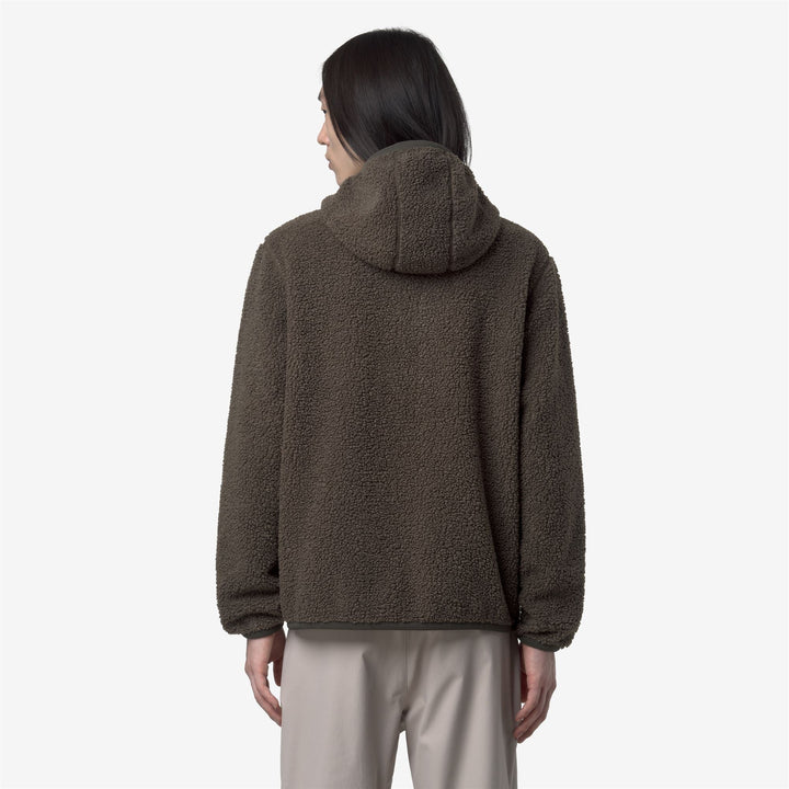 JACK SHERPA POLAR REVERSIBLE - Fleece - Jacket - MAN - Black Olive Combo